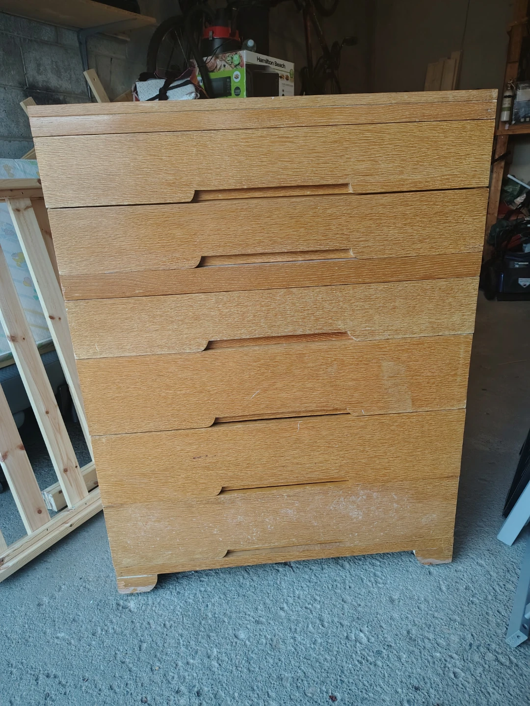 Wooden Dresser with 5 Drawers - photo 2