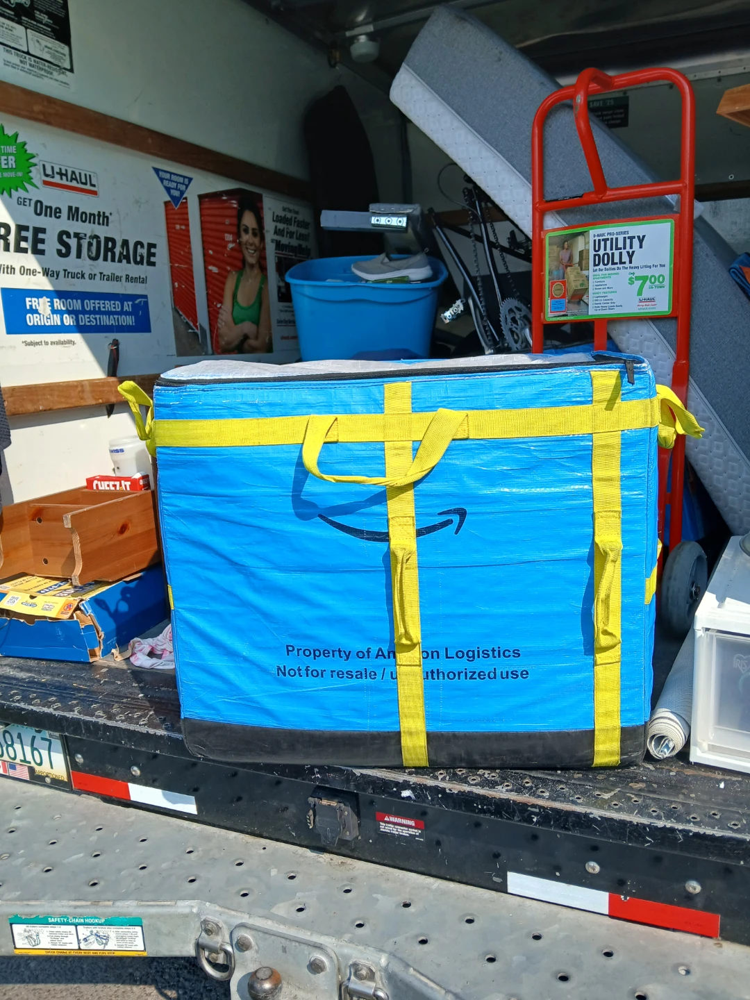 Blue Amazon Logistics Bag