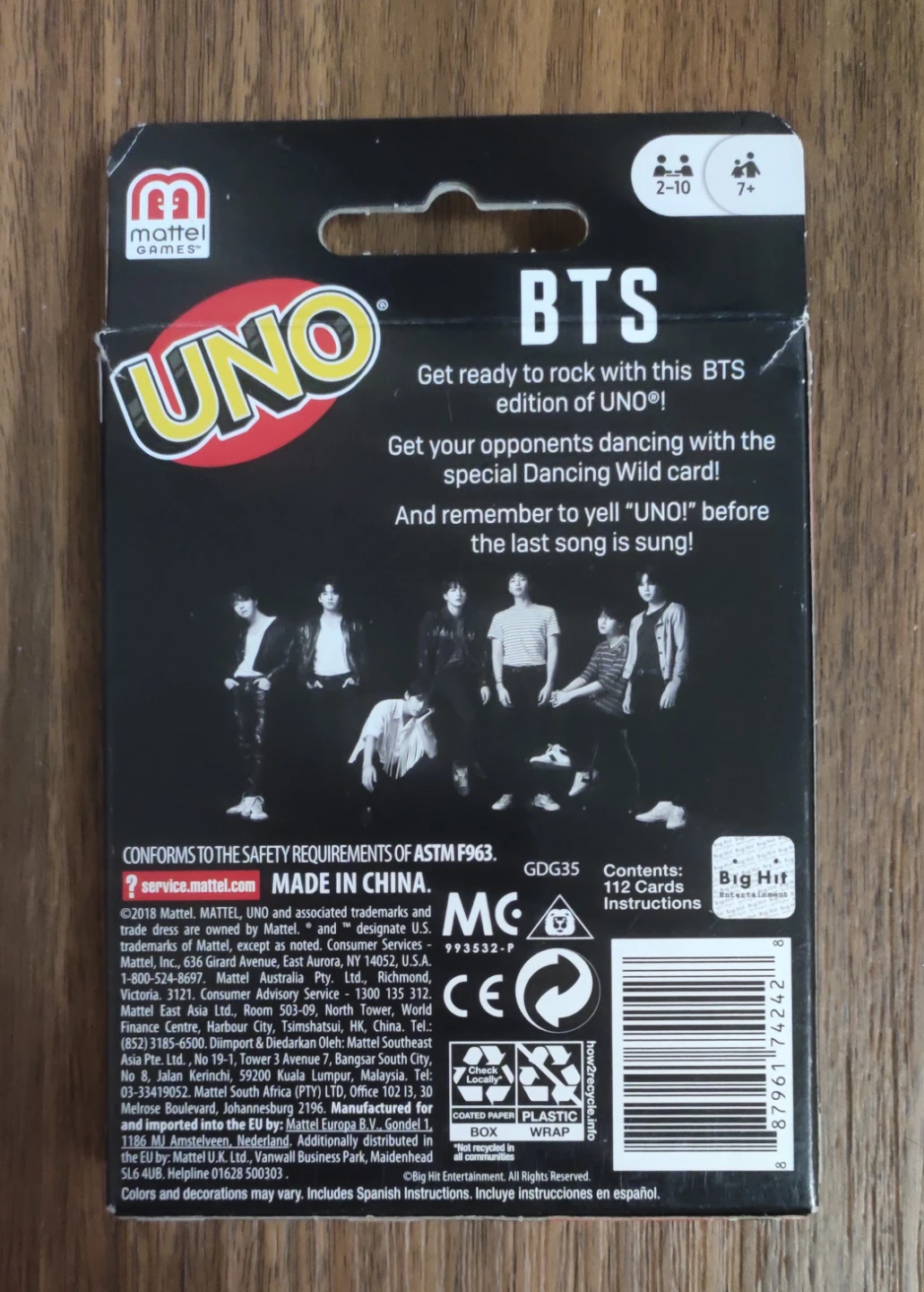 UNO BTS Card Game - photo 2