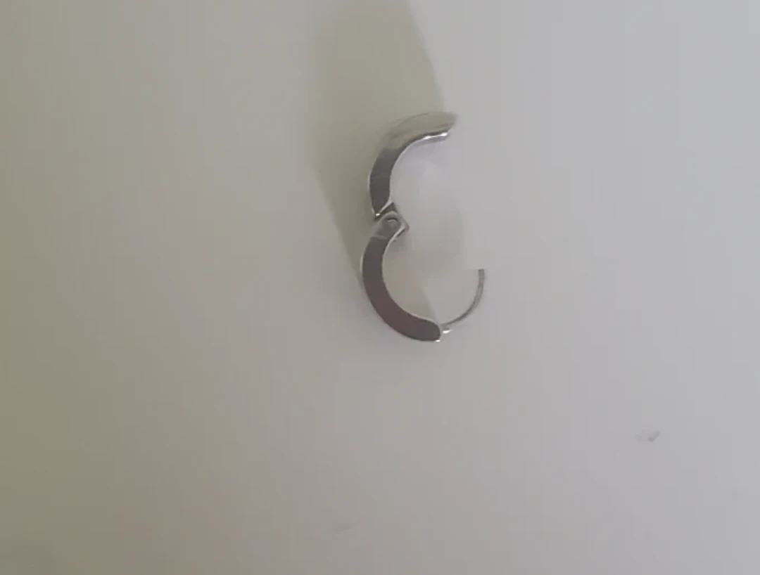 Silver Hoop Earring - photo 2
