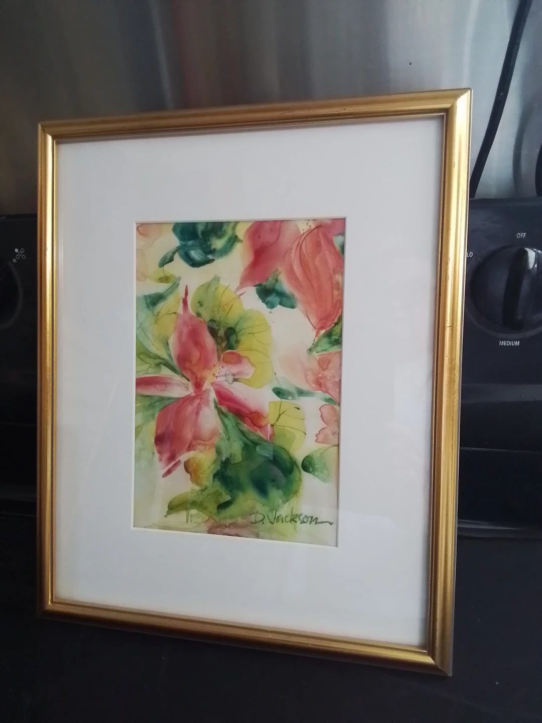 Watercolor Painting "Floral Abstract" by Domenica Jackson