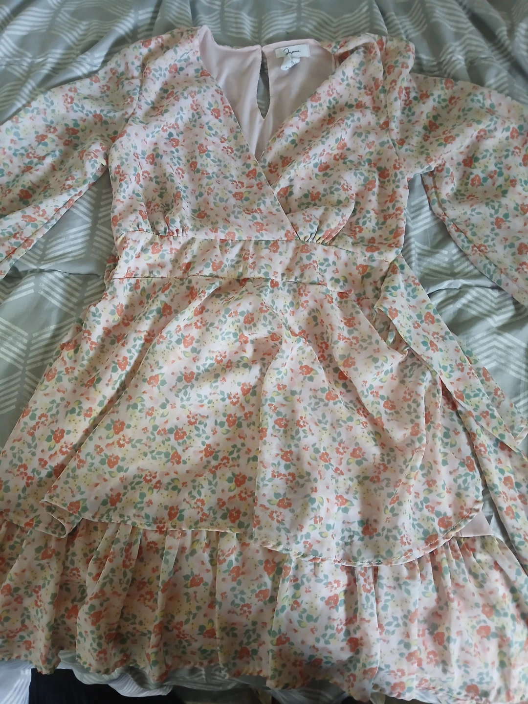 Jona Floral Print Midi Dress M/M