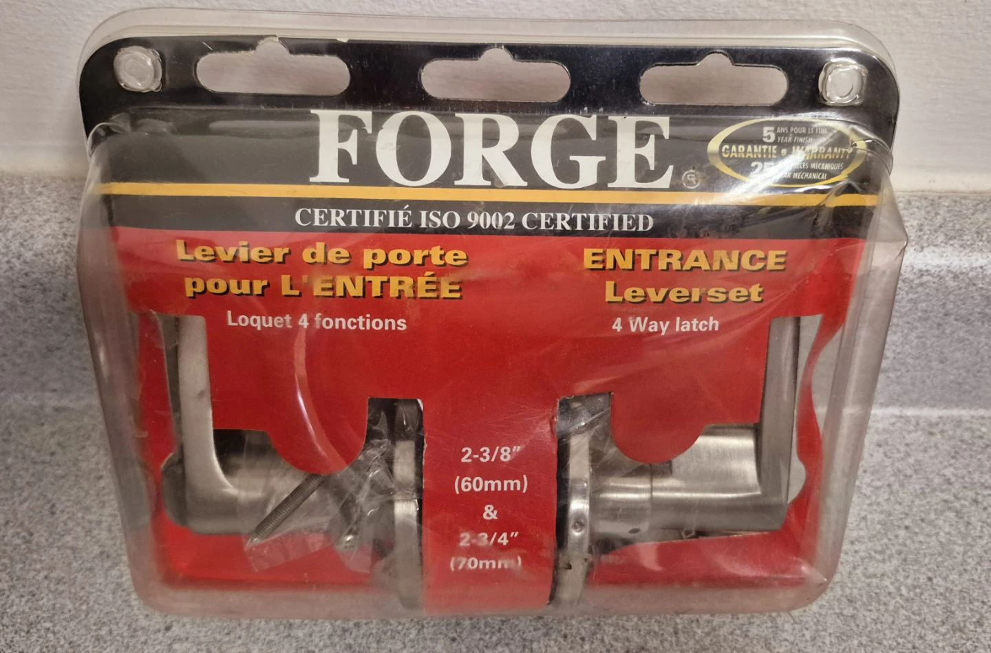 Brand New Forge Entrance Leverset Door Lock