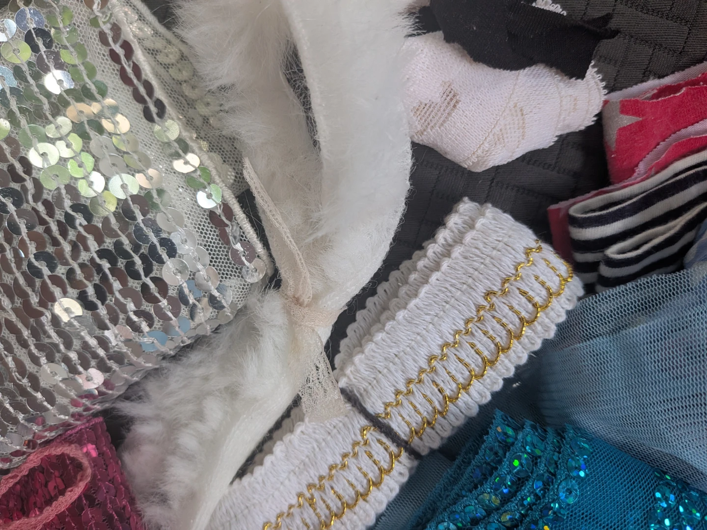 Assorted Craft Supplies - Sequins, Lace, Ribbons - photo 4