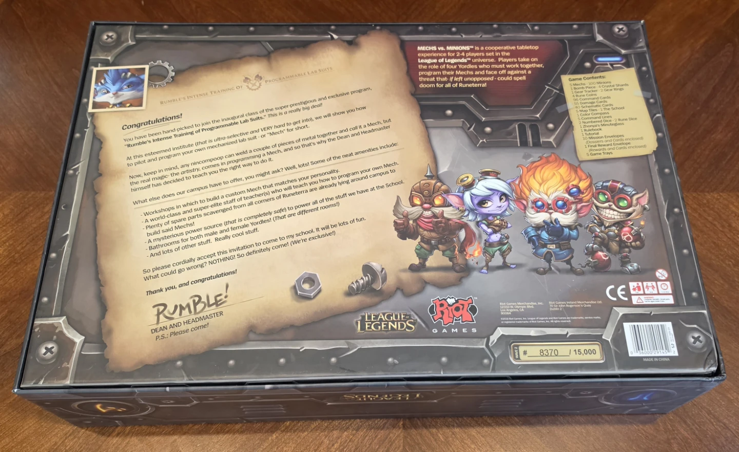 Mechs vs. Minions Board Game - photo 3