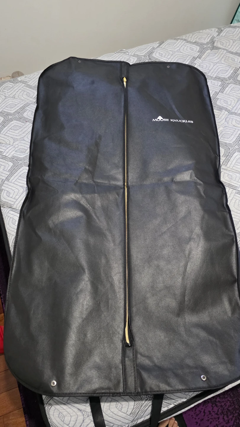 Moose Knuckles Green Parka with Garment Bag - photo 3