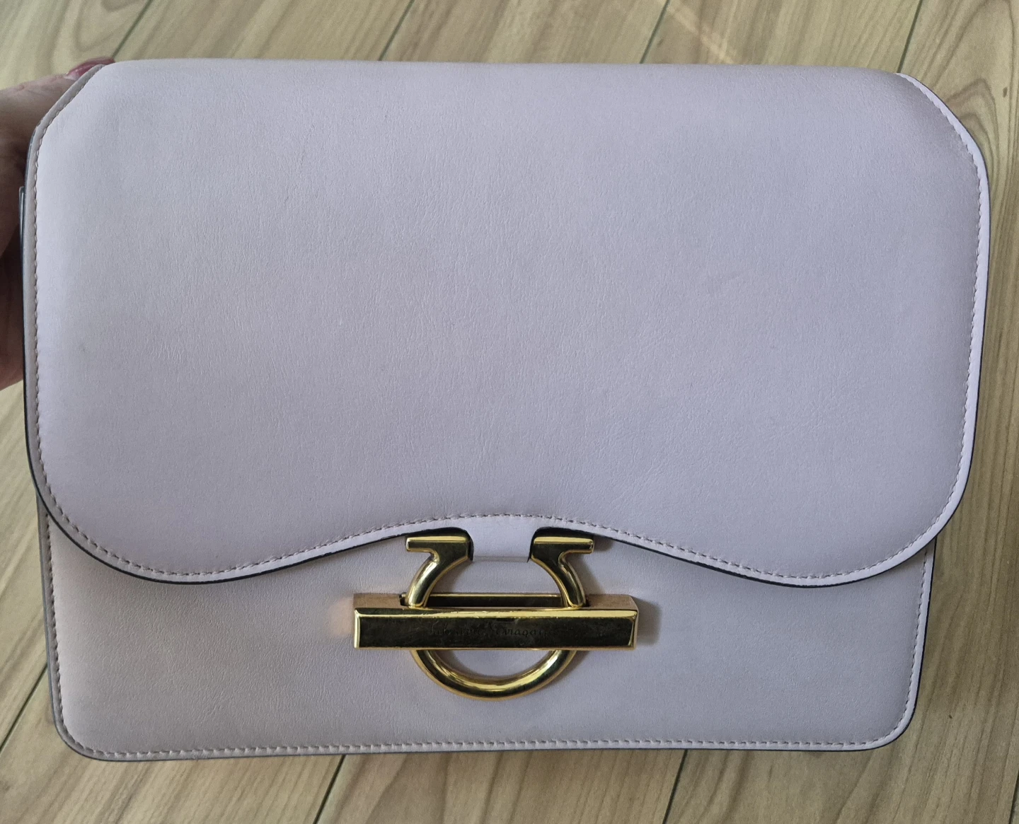 Ferragamo Gancini Bag - Pink Leather