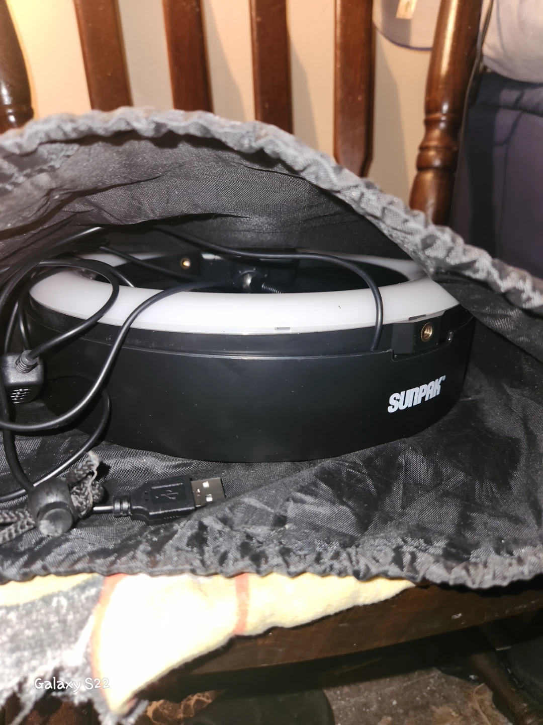 SUNPAK Ring Light with Phone Holder and Bag - photo 3