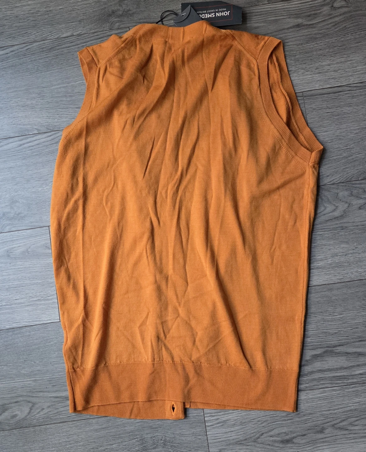 John Smedley Merino Wool Vest - Size M (men's) - photo 2