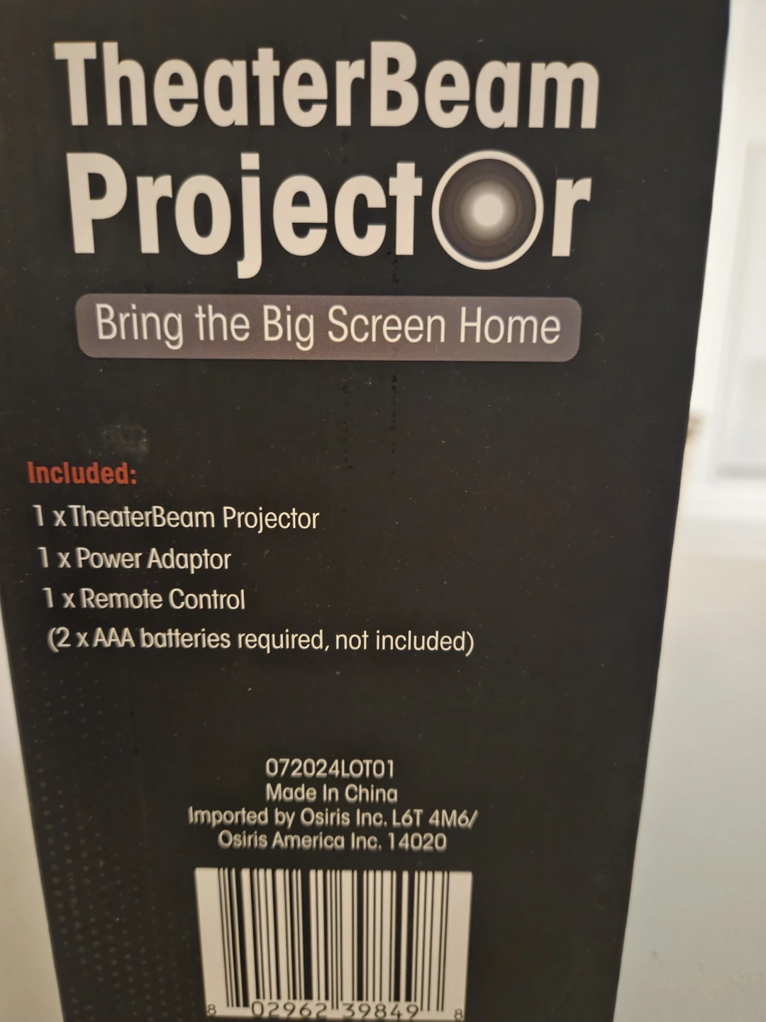 TheaterBeam Projector - photo 2