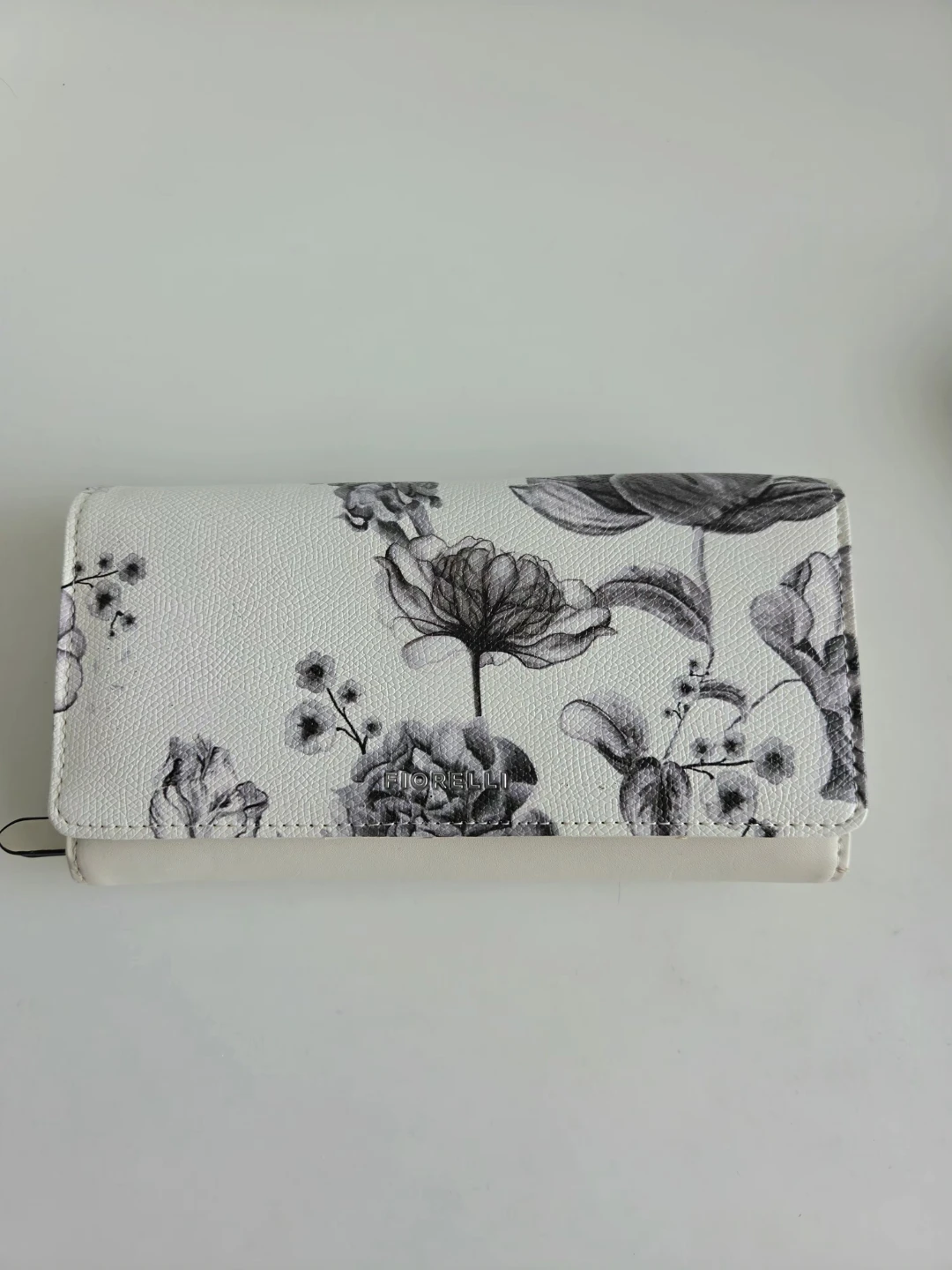 Fiorelli Floral and Brown Faux-Croc Wallet Set