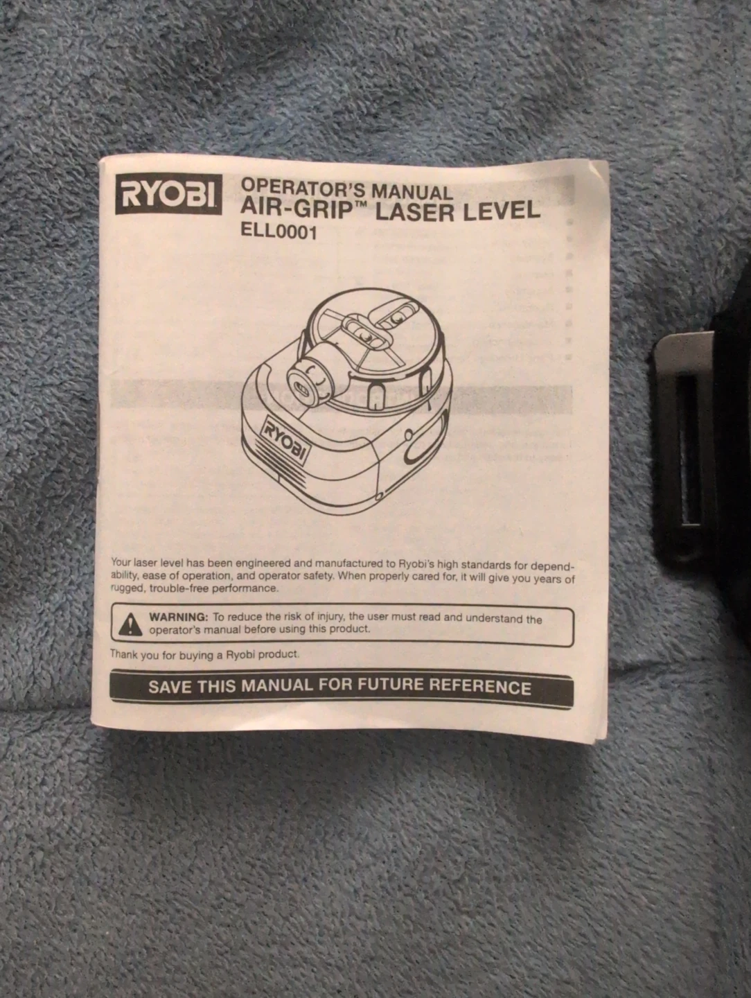 Ryobi Air-Grip Laser Level ELL0001 with Case - photo 2