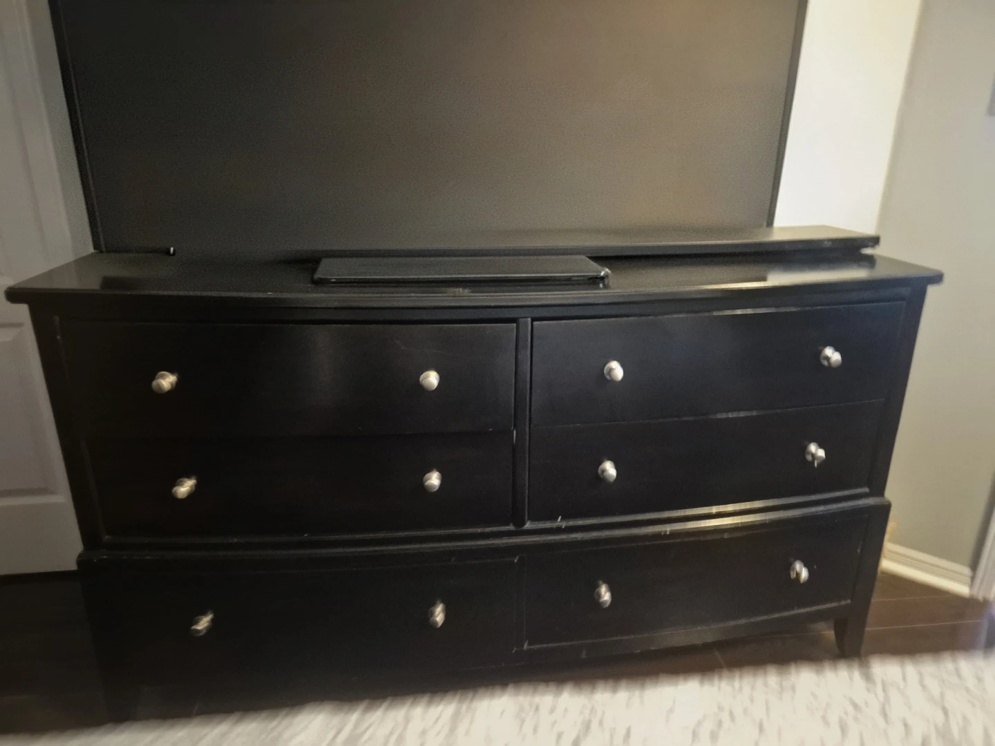 Black Dresser with  Drawers and side tables - photo 4