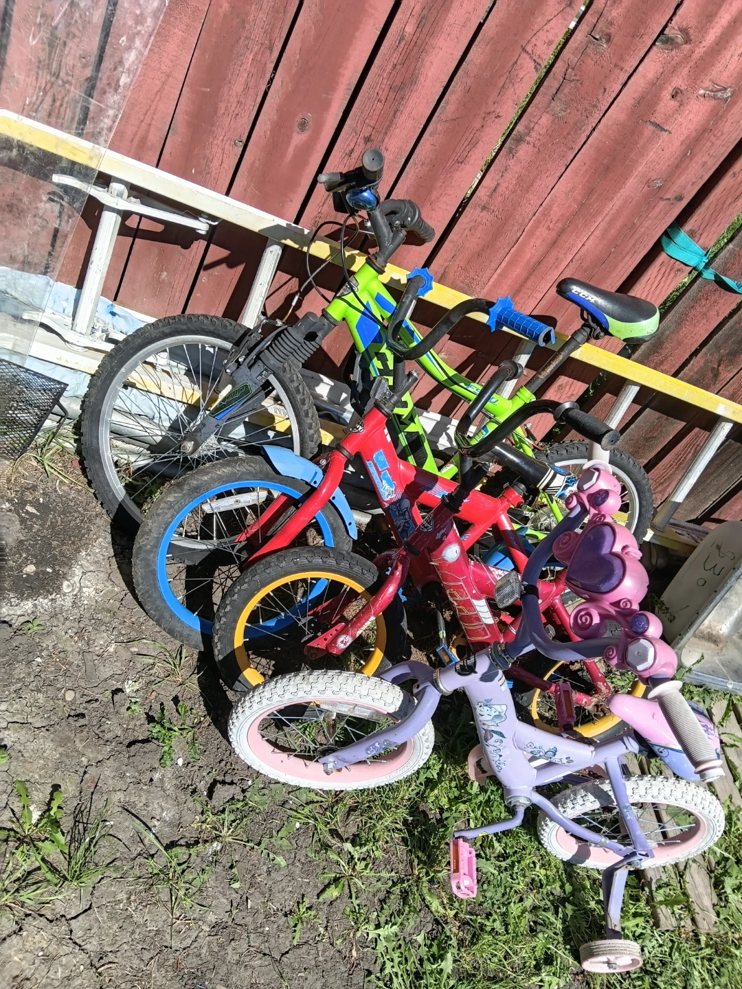Kids' Bikes - Purple, Pink, and Green - photo 2