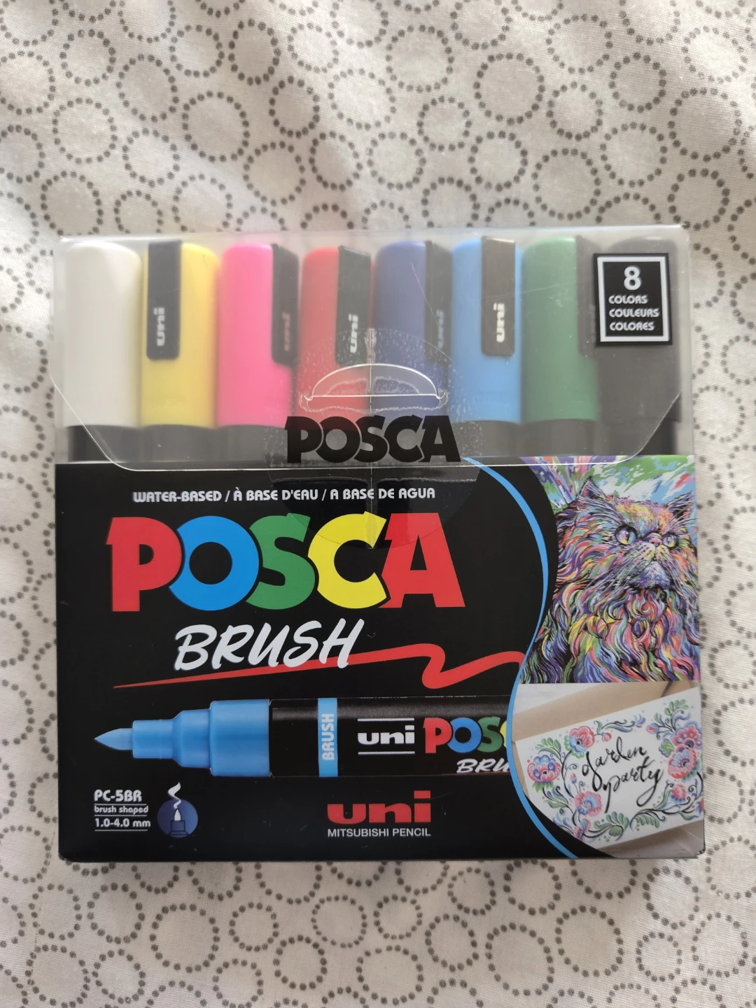 Posca Brush Pens (8 Colours)