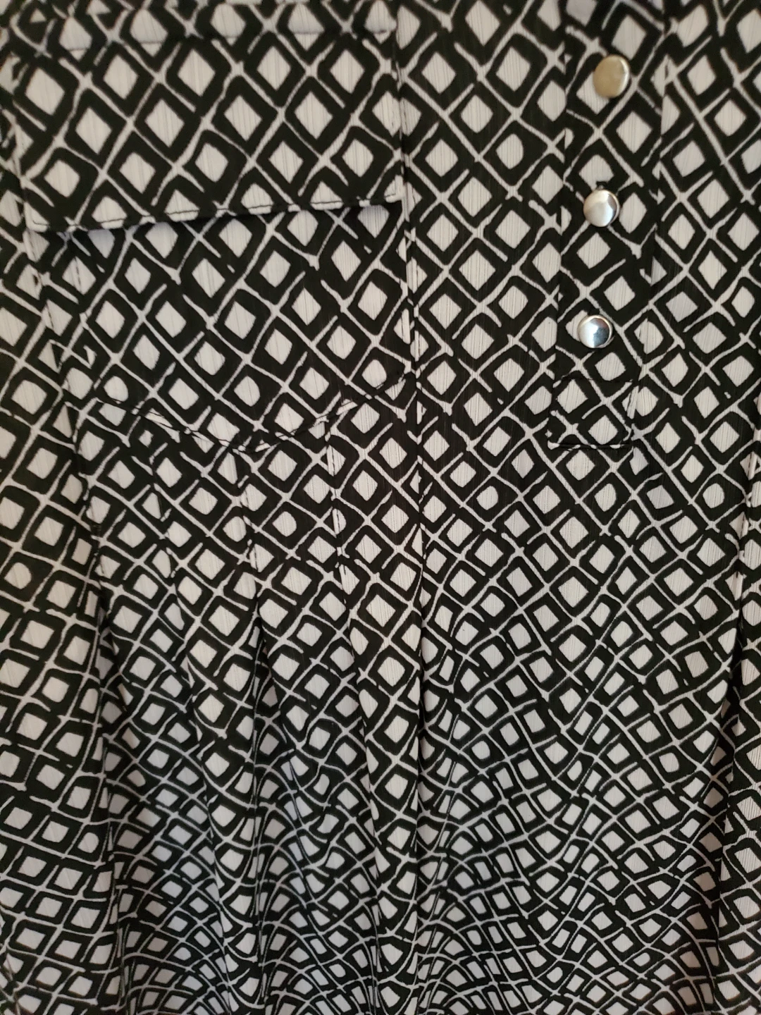 Plus Size Lily Morgan Sleeveless Geometric Print Blouse - photo 3