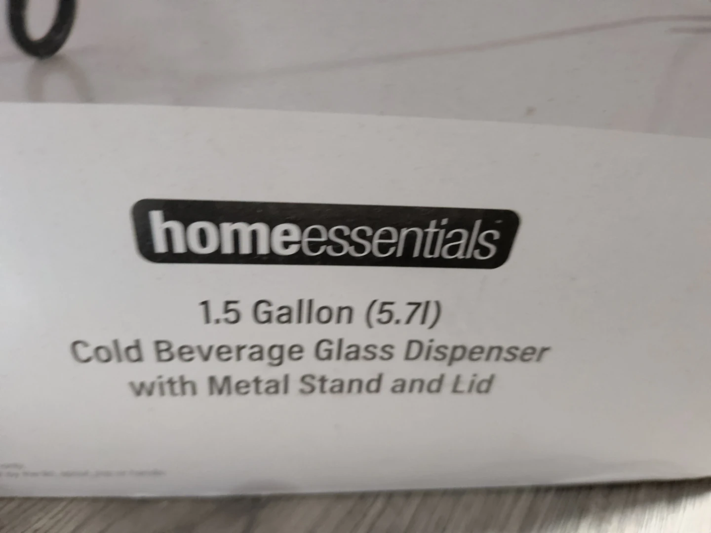 Home Essentials 1.5 Gallon Cold Beverage Glass Dispenser - photo 3