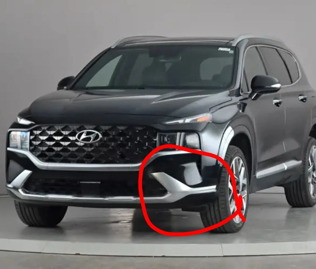 Brand new OEM - Santa Fe lower bumper skid plate driver side