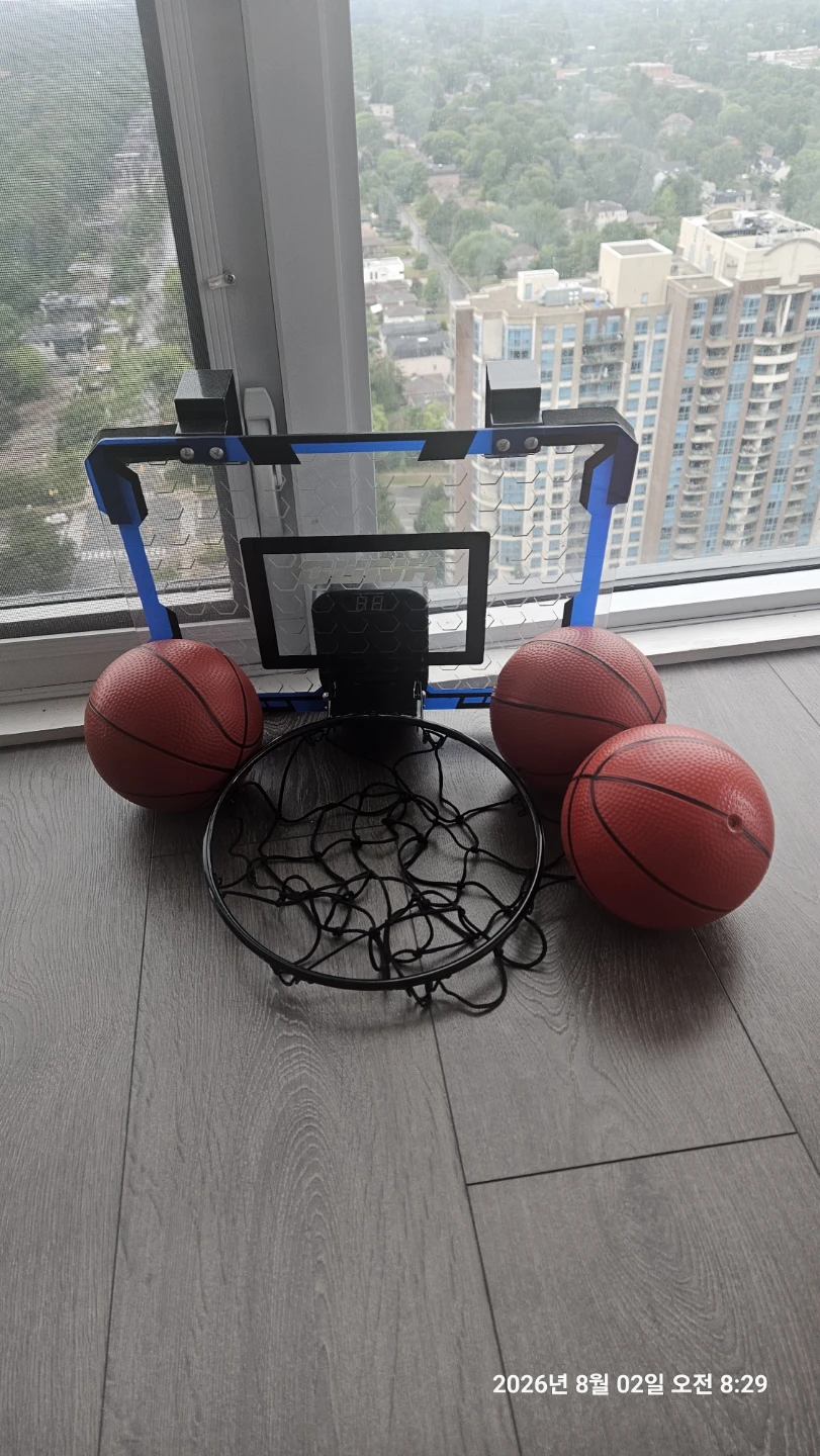 NIPLOOOW Indoor Basketball Hoop for Kids with Balls - photo 3