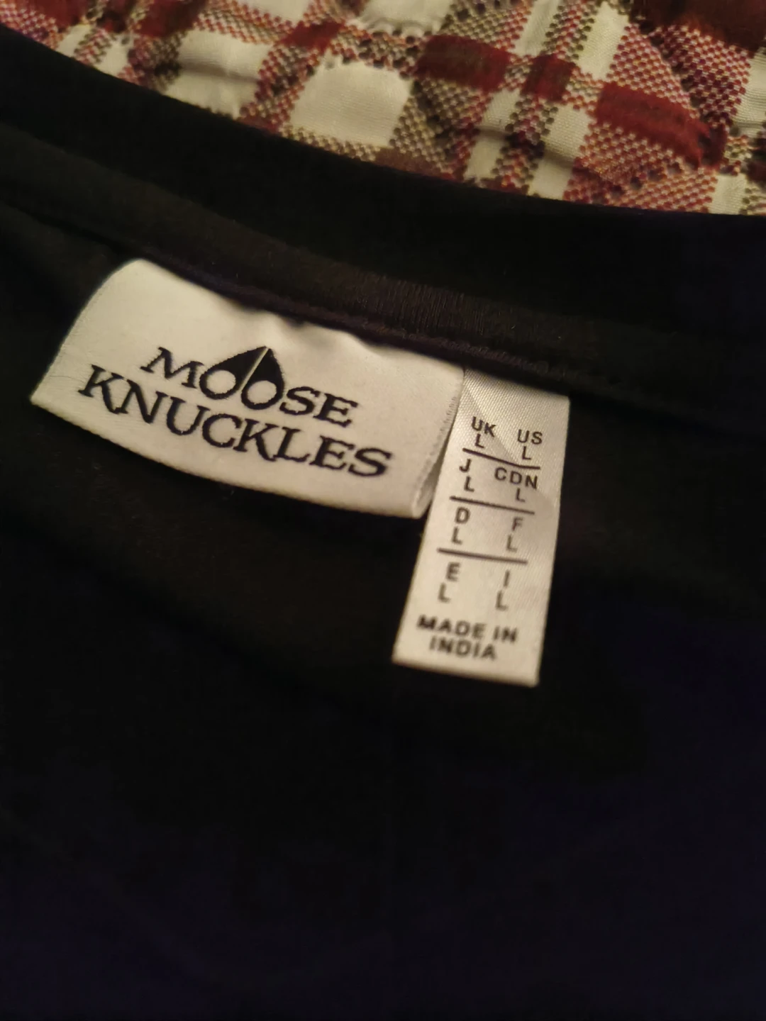 Moose Knuckles Black T-Shirt - Size L - photo 2