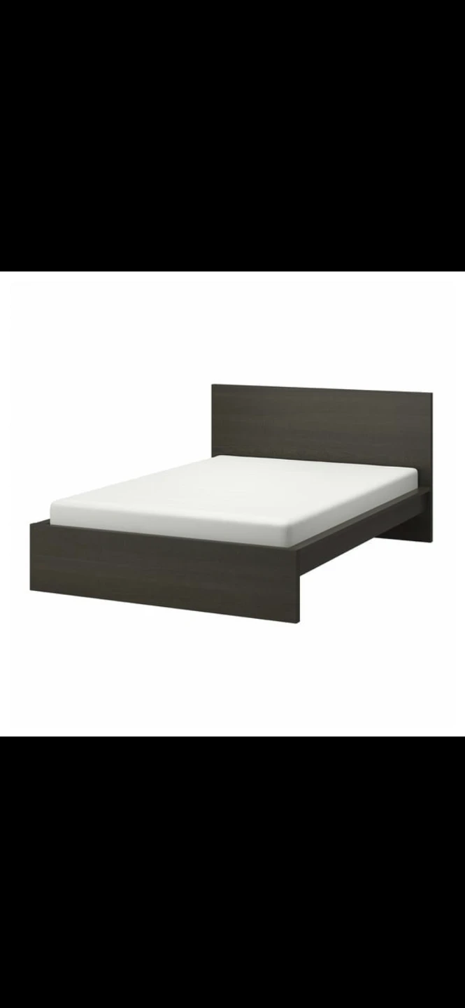 Malm double bed