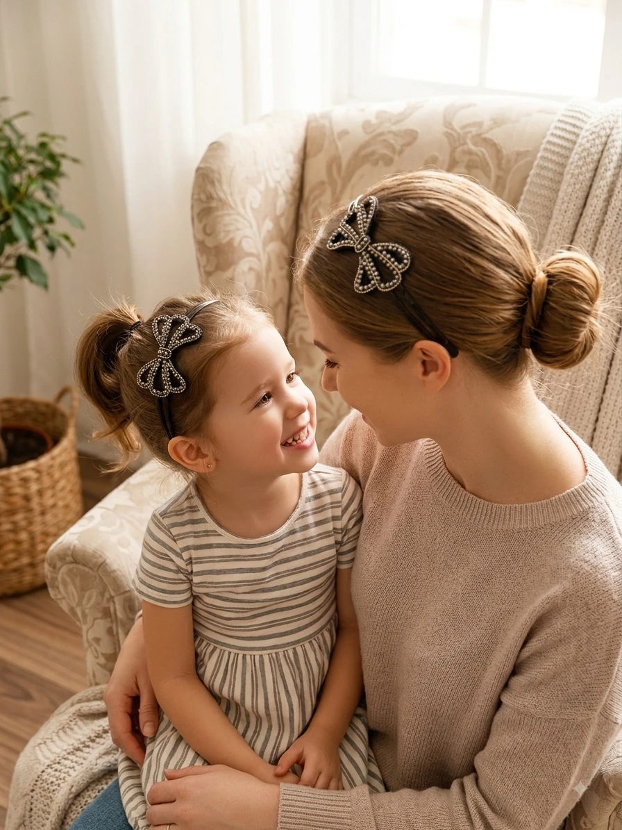 Sparkly Bow Headband
