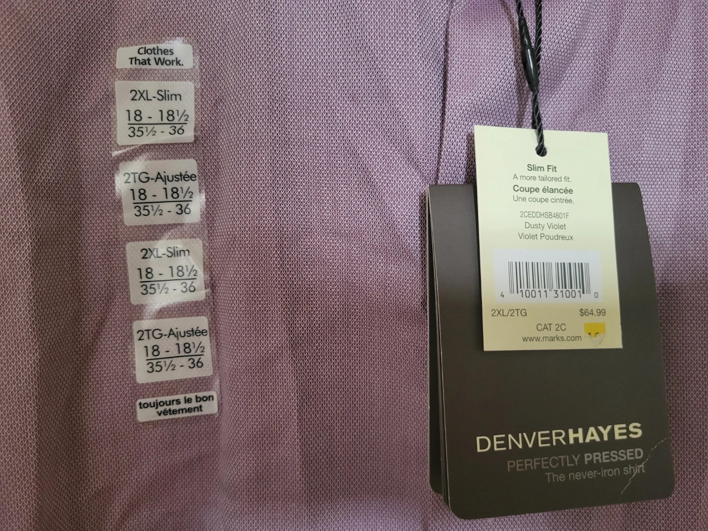 Denver Hayes Slim Fit Dress Shirt - photo 2