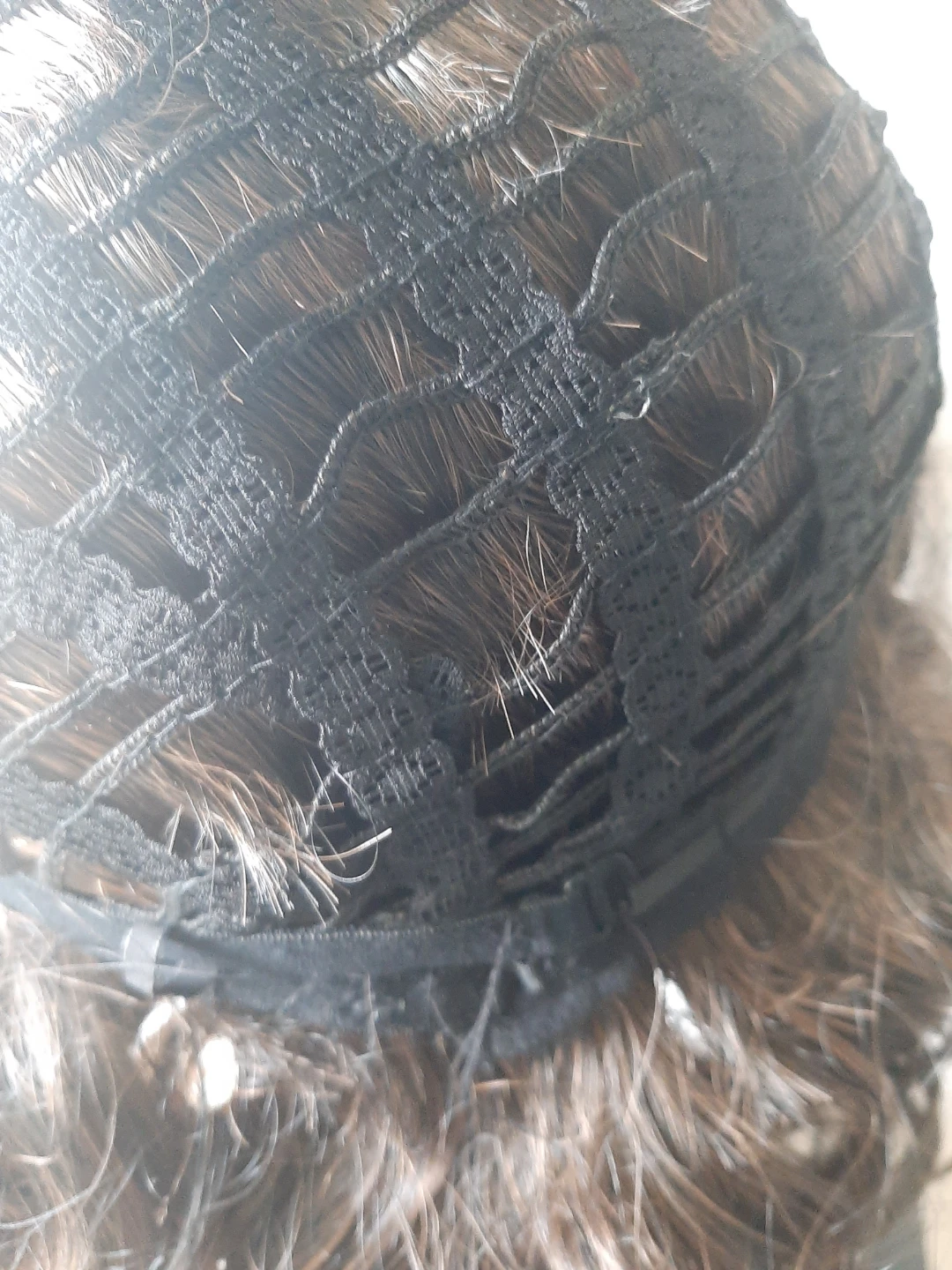 Wig - Curly Brown and Blonde Highlights - photo 4