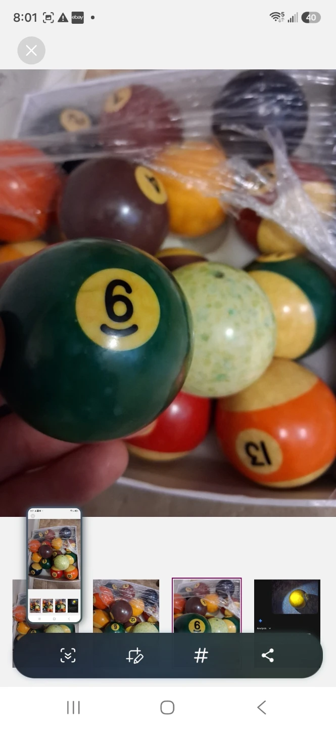 Set of Pool Balls Billiard Balls - photo 2