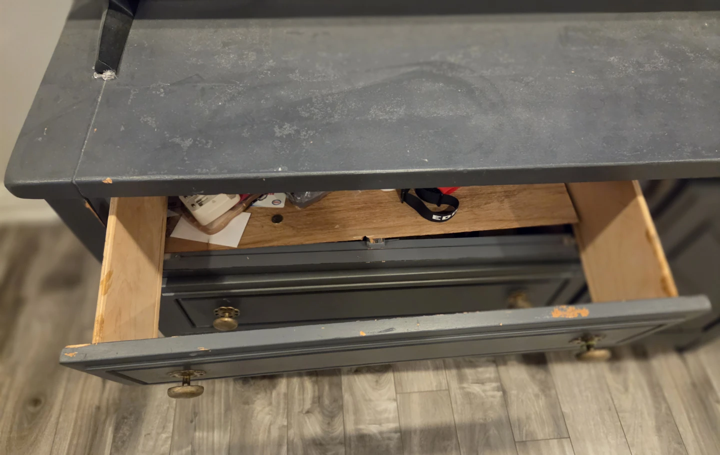Grey Dresser with Cabinet - photo 4