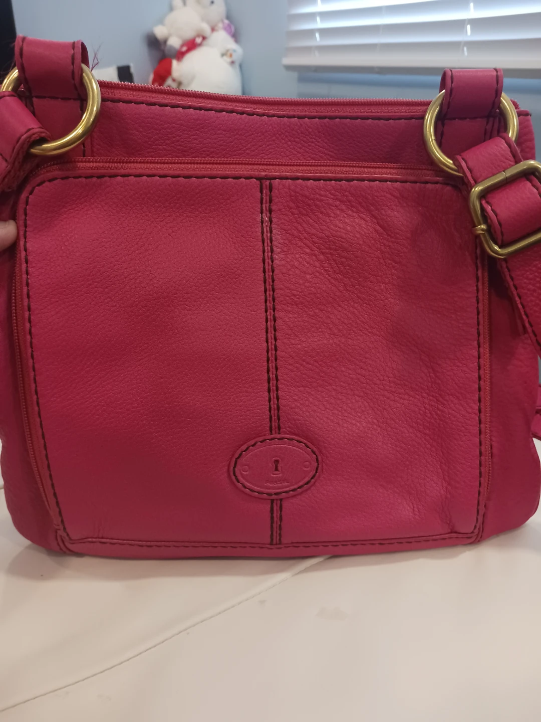 FOSSIL Pink Leather Crossbody Bag - photo 3