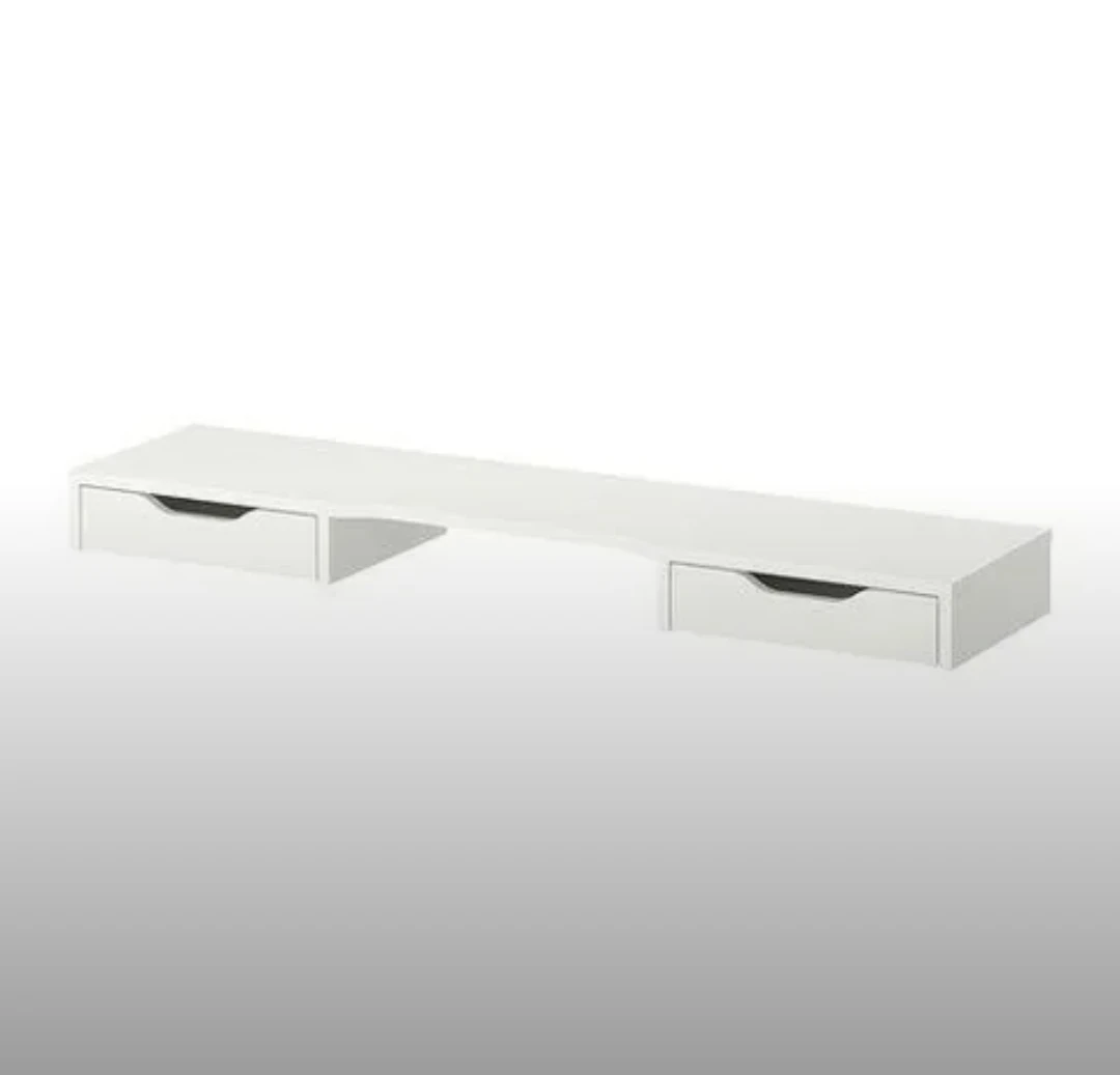 White Desk Shelf