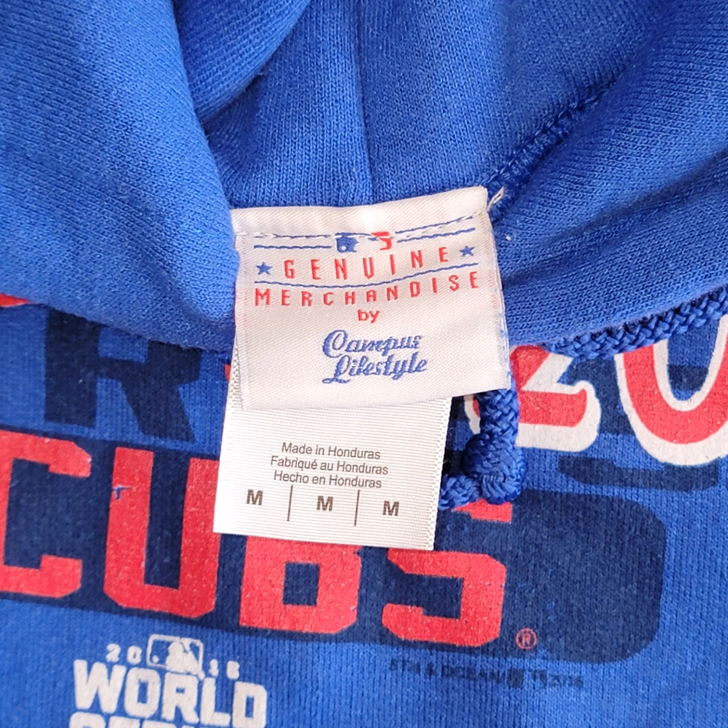 Chicago Cubs 2016 World Series Champions Hoodie - photo 3