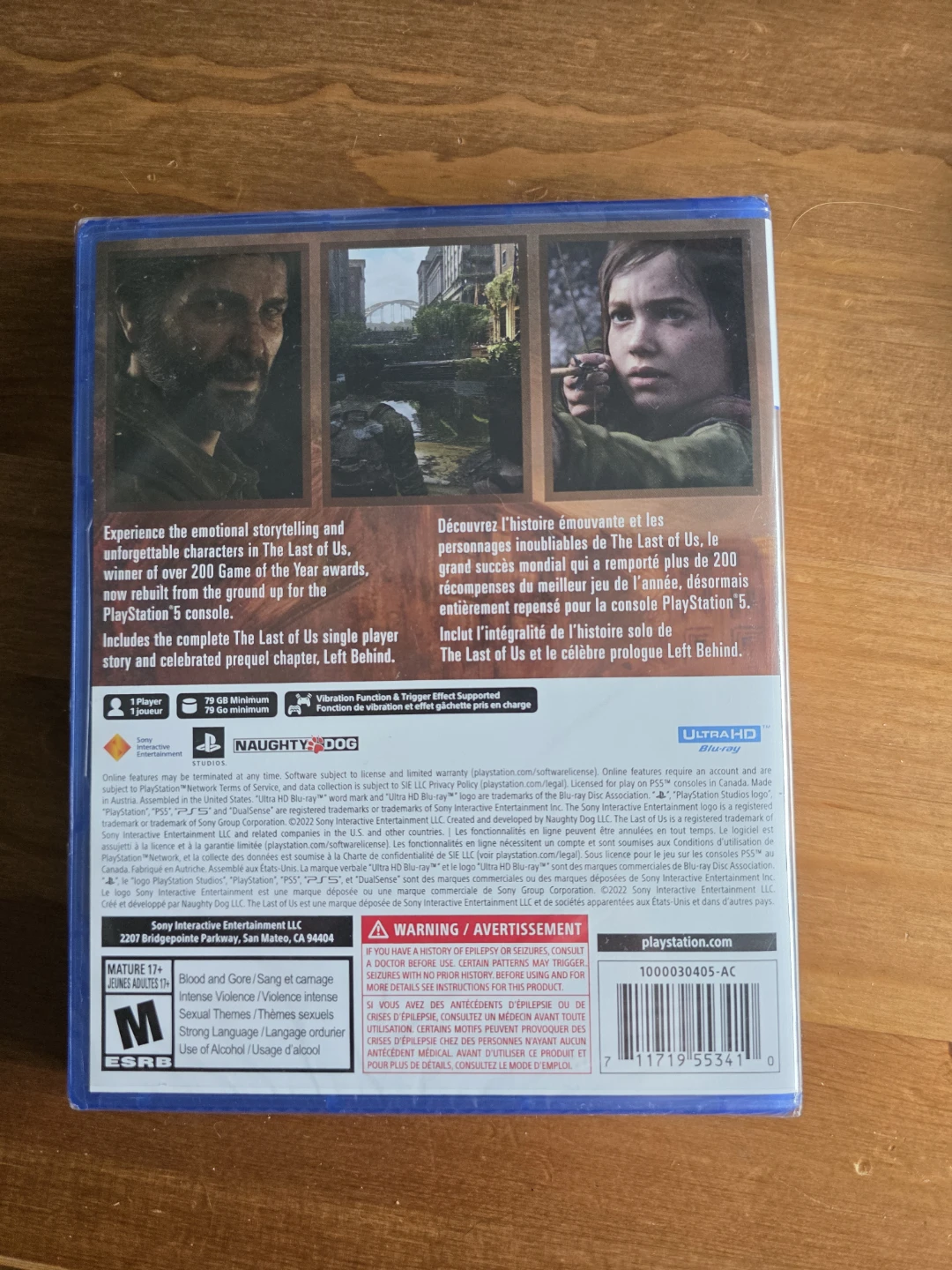 Brand New, sealed, The Last of Us Part I PS5 Game - photo 2