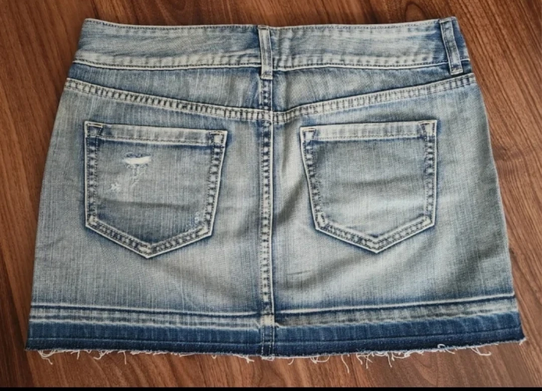 Denim Mini Skirt - photo 2