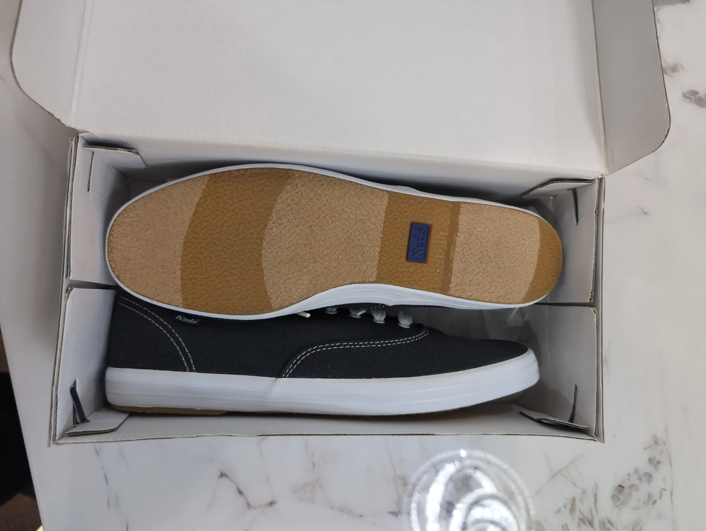 Ladies Keds Champion Navy Canvas Women's Shoes - photo 4