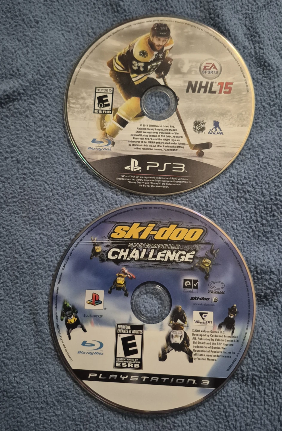 NHL 15 & Ski-Doo Snowmobile Challenge PS3 Games