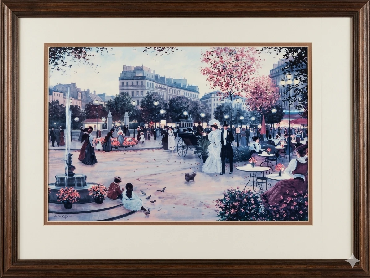 Christa Kieffer "Parisian Promenade" Fine Art Print