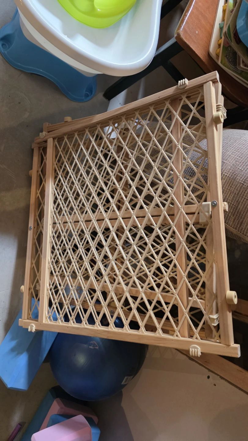 Wooden safety gate