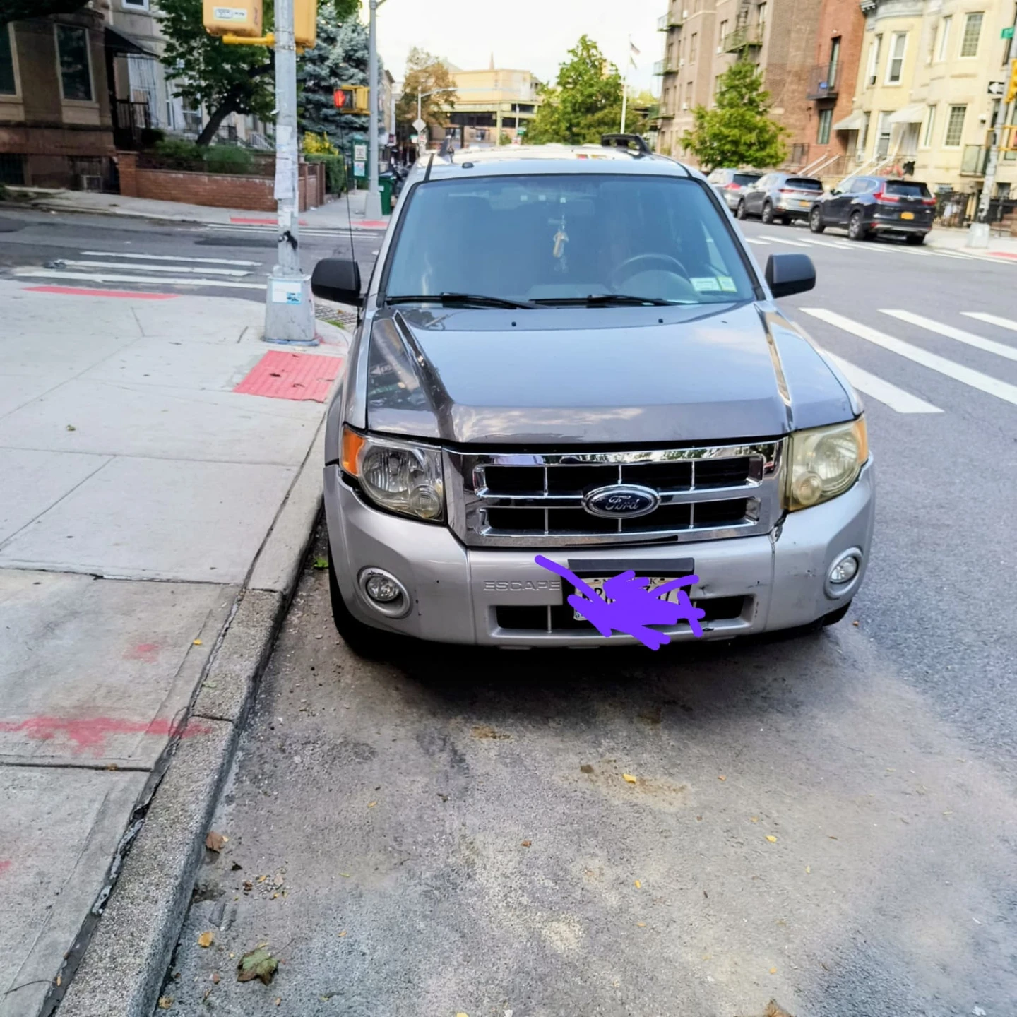 Silver Ford Escape SUV