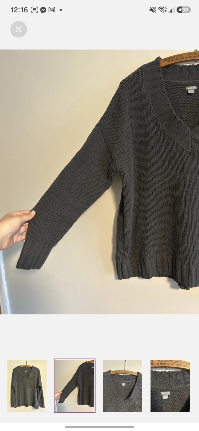 Aerie V-Neck Knit Sweater - photo 2