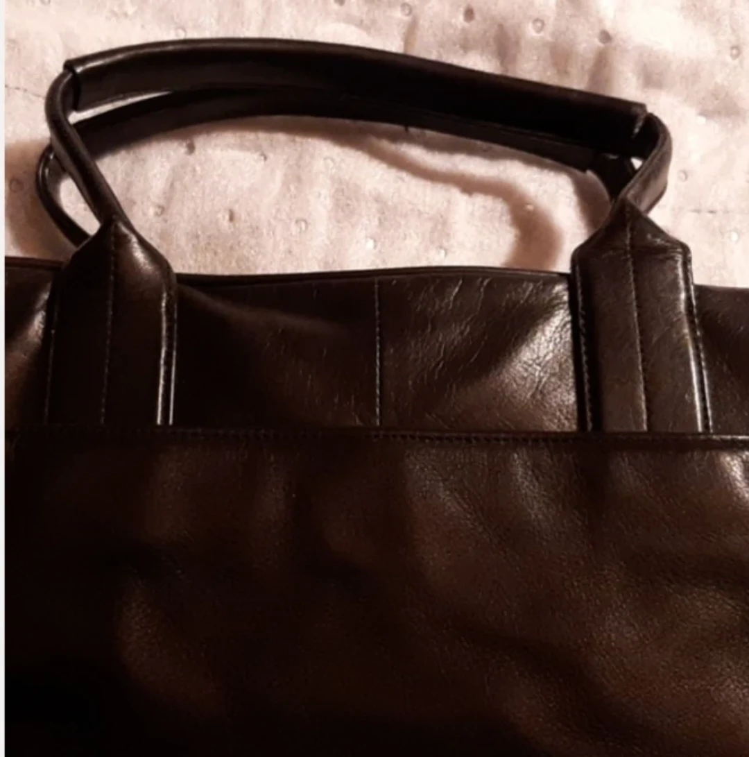 C Haan Leather Crossbody Shoulderbag Bag Tote Black New $159 ⚽️ - photo 3