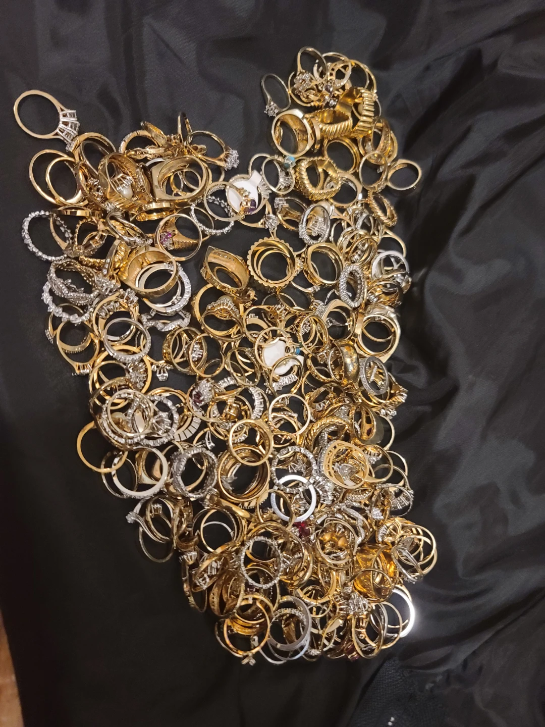 Assorted Gold and Silver Tone Rings
