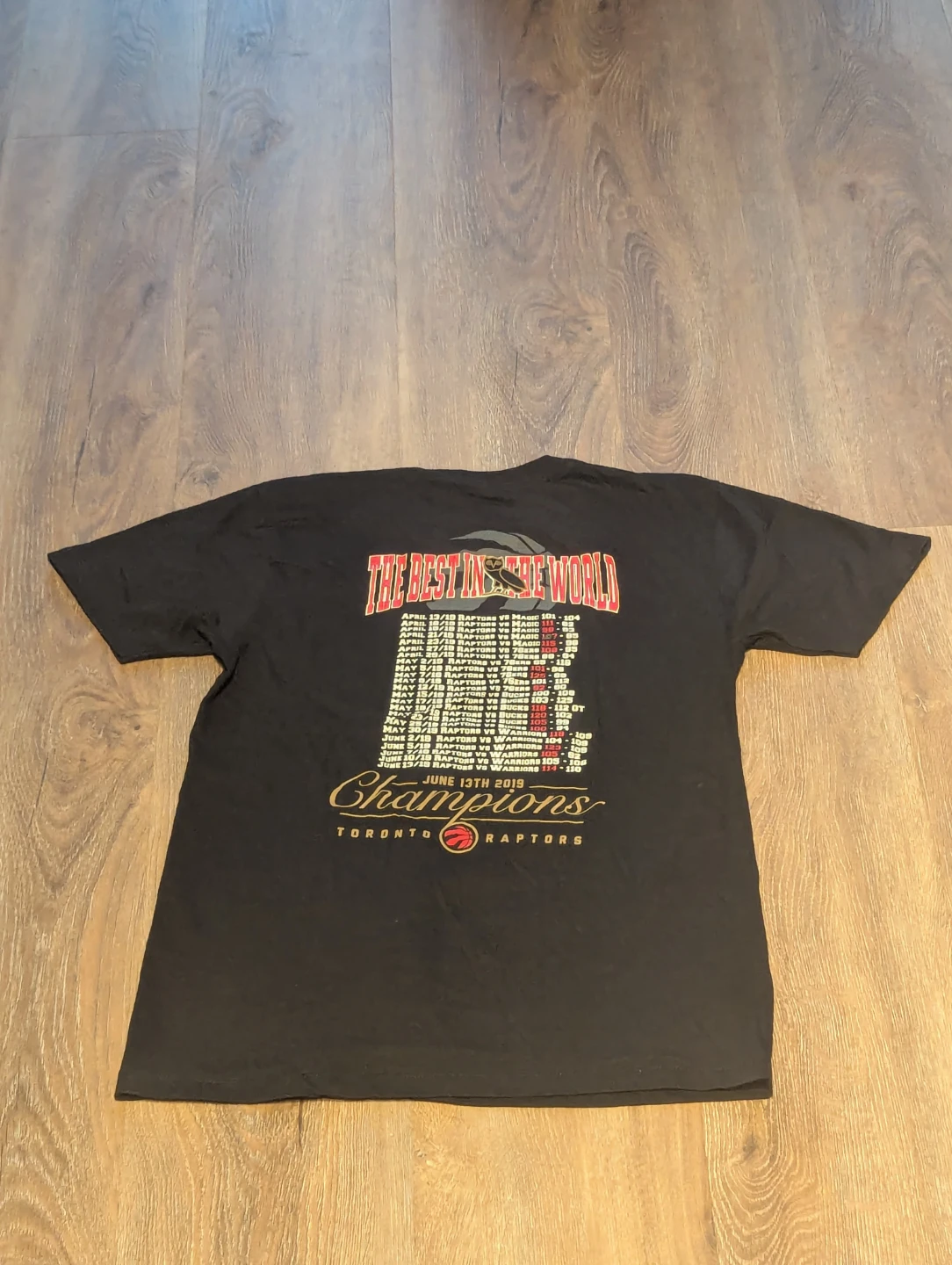 Toronto Raptors OVO Best in the World 2019 Championship Shirt - photo 2