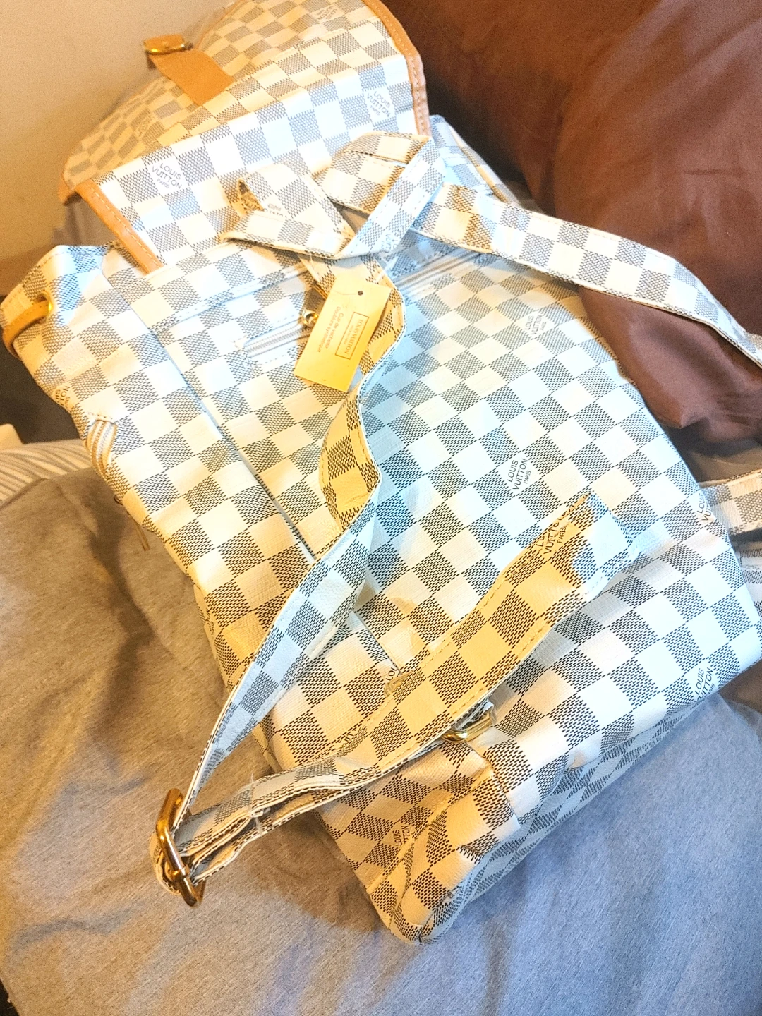 Louis Vuitton Damier Azur Backpack - photo 3