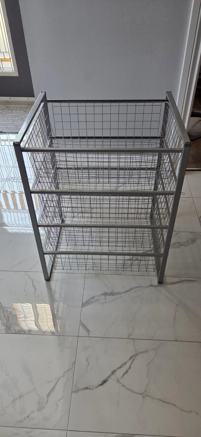 IKEA JONAXEL Storage Unit with Wire Baskets – Great Condition