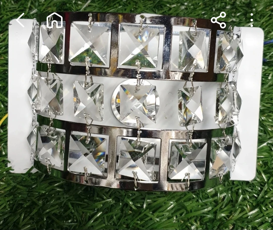 Crystal Sconce Wall Light Fixture
