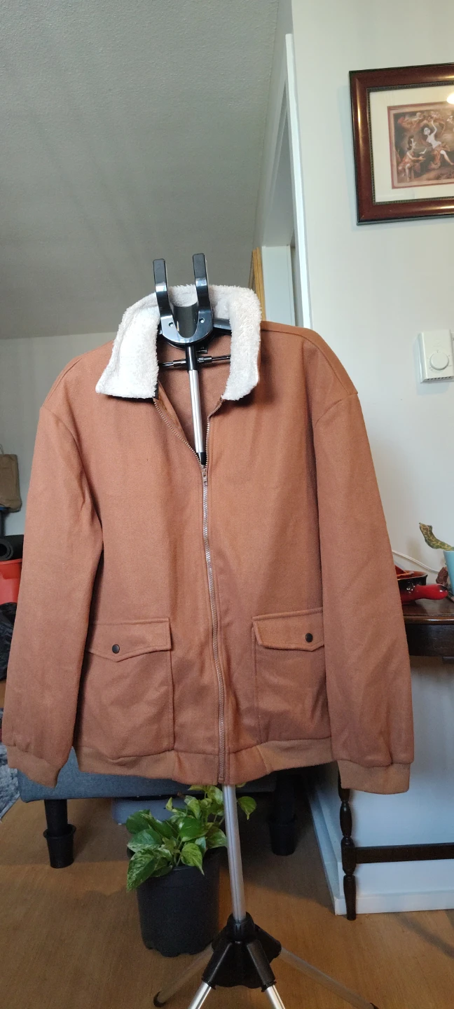 Brown Fleece Lined Jacket
