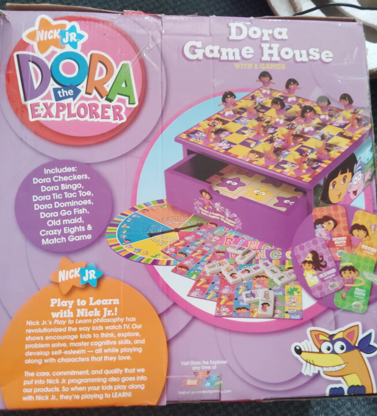 Dora the Explorer Nick Jr. Game House with 6 Games