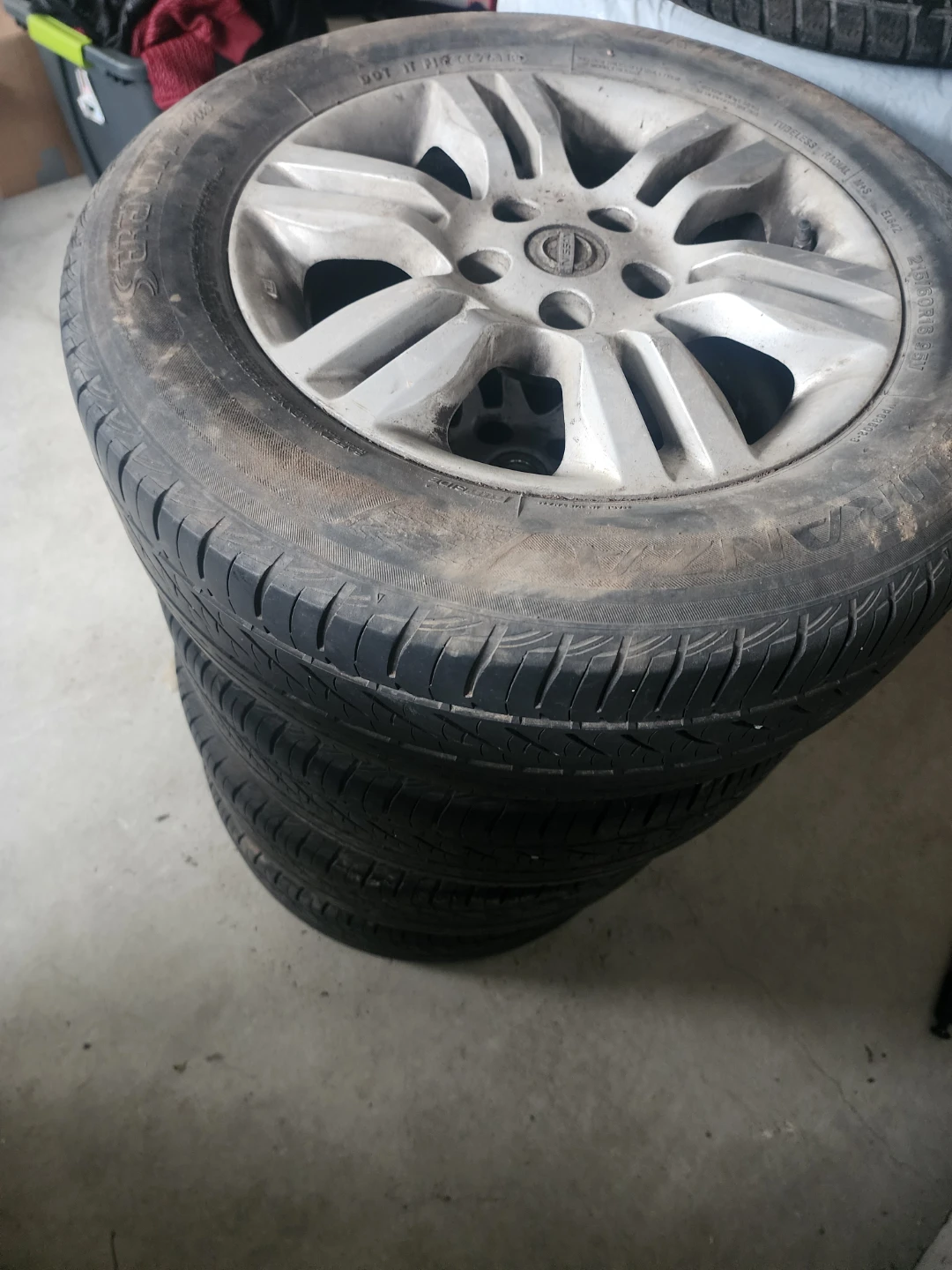 Nissan 215/60R16 95V Tires with Rims (Set of 4) - photo 3